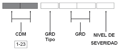 Códigos de los IR-GRDs